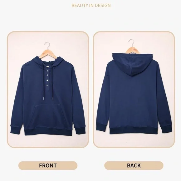 NWT women’s plus size hoodies, pullover sweatshirt Sz XXL - Picture 3 of 5